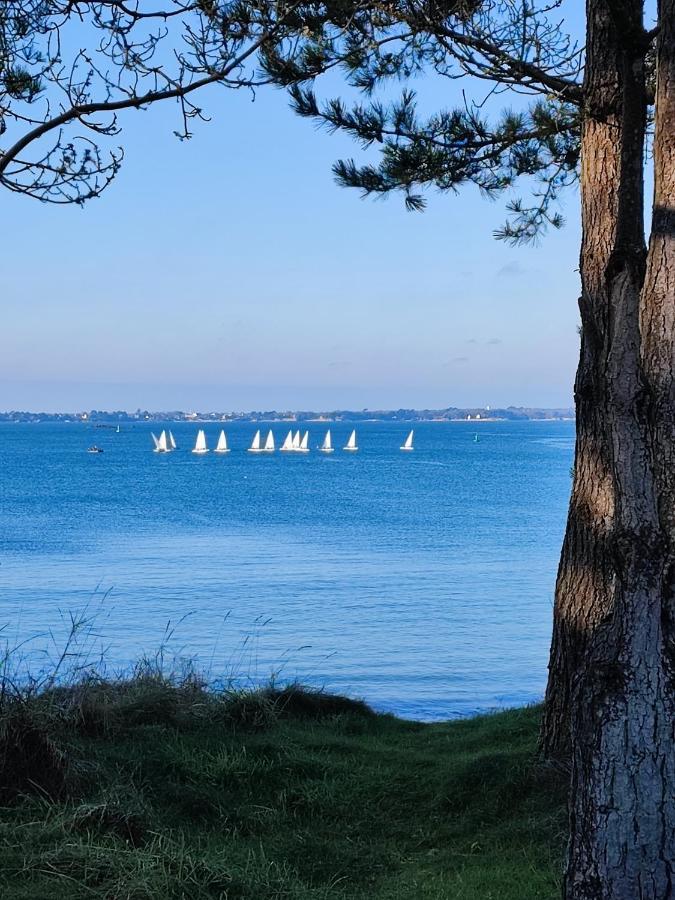 Le 3 Appartement Vue Mer Avec Jardin 100M De La Plage Et De La Thalasso Concarneau Ngoại thất bức ảnh